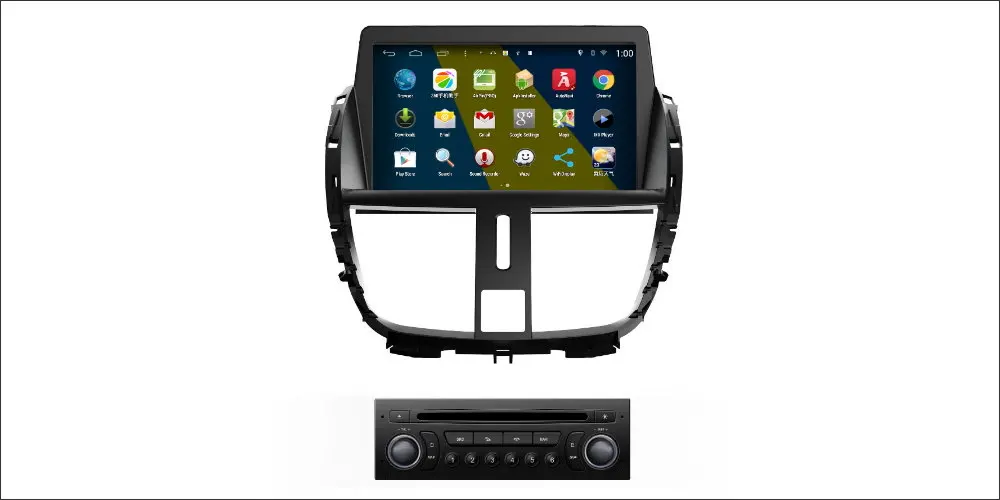 Best Liislee Car Android Multimedia For Peugeot 206 2010~2013 Radio CD DVD Player GPS Navi Map Navigation Audio Video Stereo System 15
