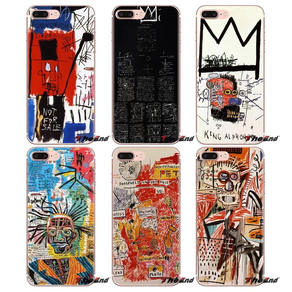 Мягкий чехол для Xiaomi Mi4 Mi5 Mi5S Mi6 Mi A1 A2 5X 6X 8 9 Lite SE Pro Max Mix 2 3 2S Jean Michel Basquiat Art Graffiti |