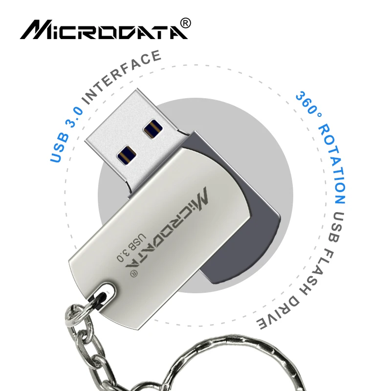 Металлический брелок для ключей USB флеш-накопитель мини-флеш-накопитель 16 Гб оперативной памяти, 32 Гб встроенной памяти, высокоскоростной флеш-накопитель USB 3,0 64 Гб 128 ГБ U диск подарки