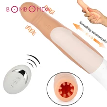 10 Frequency Male Penis Extender Dildo Vibrator Penis Enlargement Sleeve Masturbator G-Spot Stimulator Vibrator Sex Toys for Men