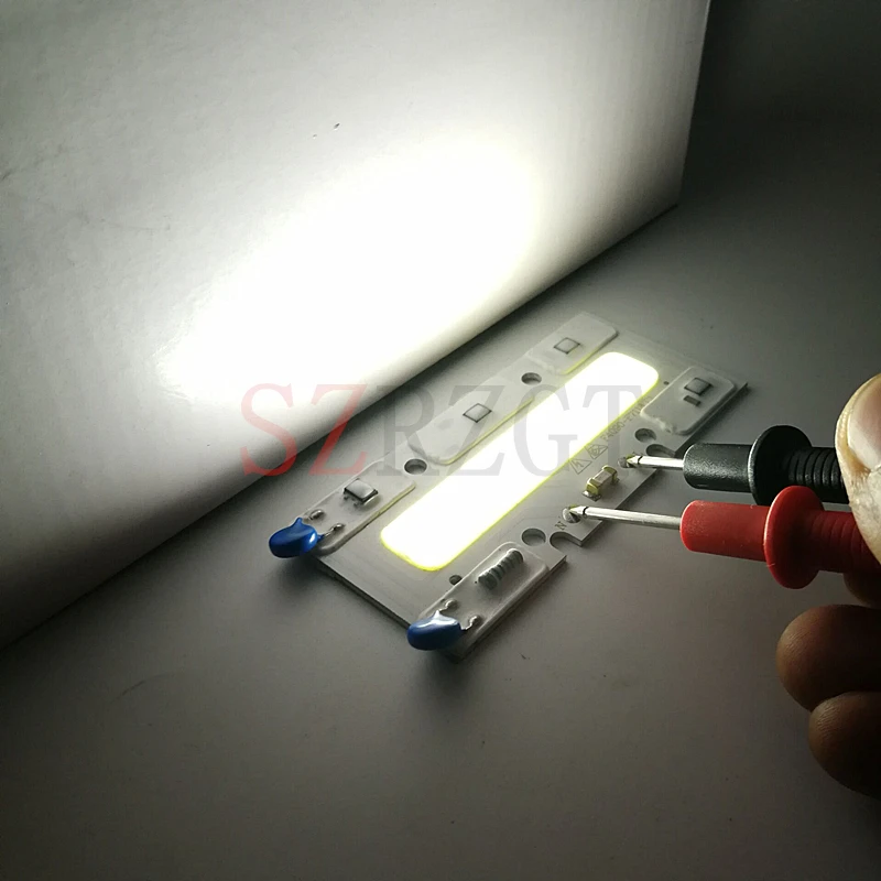 Светодиодный COB чип полный ватт 30 Вт 50 Вт 70 Вт 100 Вт белая лампочка 220 В вход Smart IC DIY уличный светодиодный прожектор