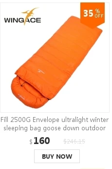 WINGACE Fill 1500 г гусиный пух конверт спальный мешок для взрослых путешествия спальный мешок Сверхлегкий Зимний Открытый кемпинг спальные мешки