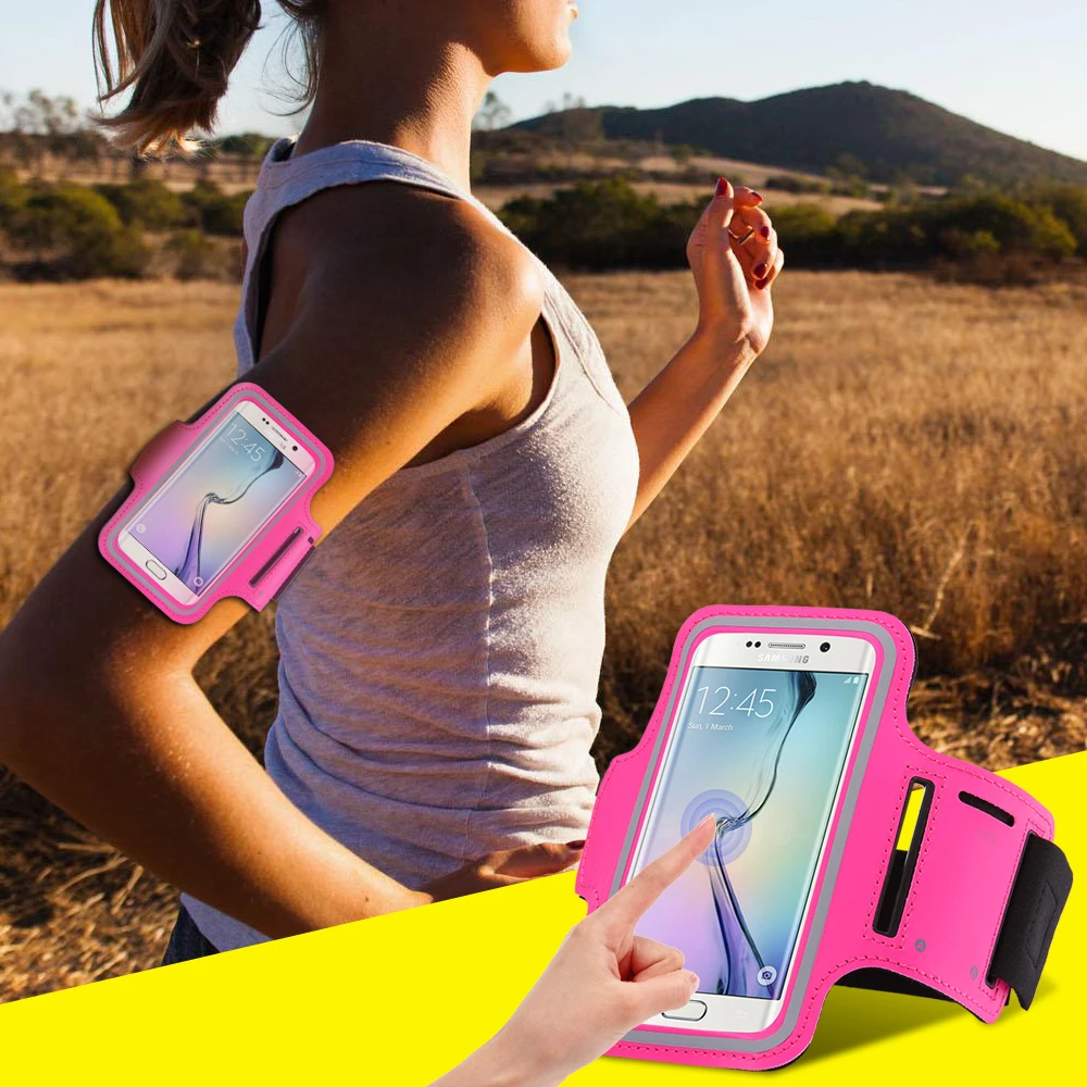 Women/Men Waterproof Running Sport Arm Band Leather Case For Samsung S7 /S6 /S5 /S4 /S3 A5 For iPhone 7 For LG G1 For HTC M7 M8