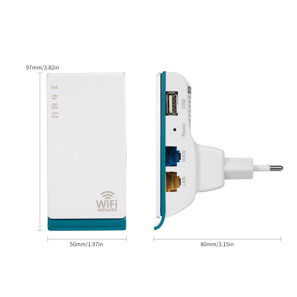 2 4G полоса Wi Fi покрытие повторитель беспроводной ретранслятор WiFi удлинитель с RJ45