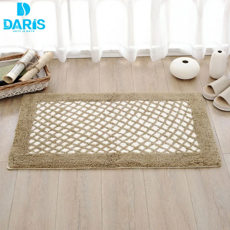 DARIS Cotton Lingge Warm Non slip Mats High Quality Bedroom Bathroom