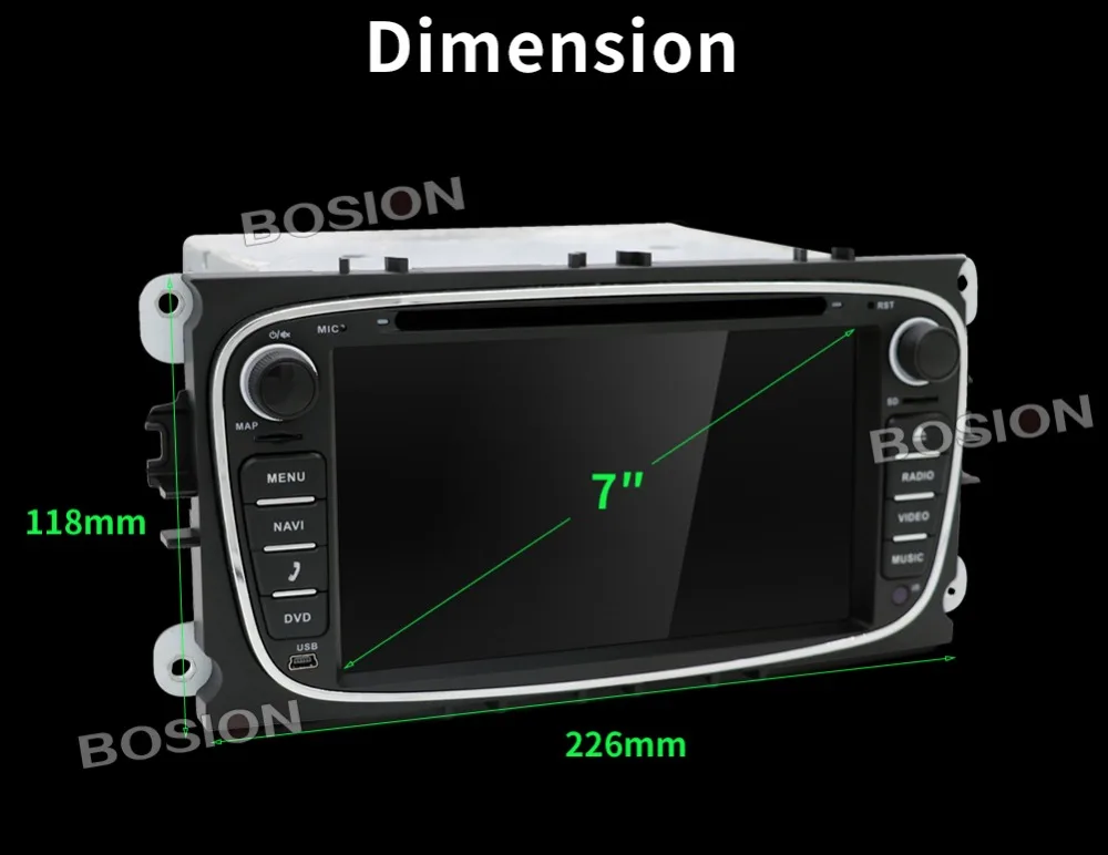 Flash Deal 2 DIN car dvd GPS quad core android 8.1for Ford for focus Mondeo S-max smax Kuga c-max WIFI BT SWC GPS multimedia player 2G RAM 2 Flash Deal 2 DIN car dvd GPS quad core android 8.1for Ford for focus Mondeo S-max smax Kuga c-max WIFI BT SWC GPS multimedia player 2G RAM 2