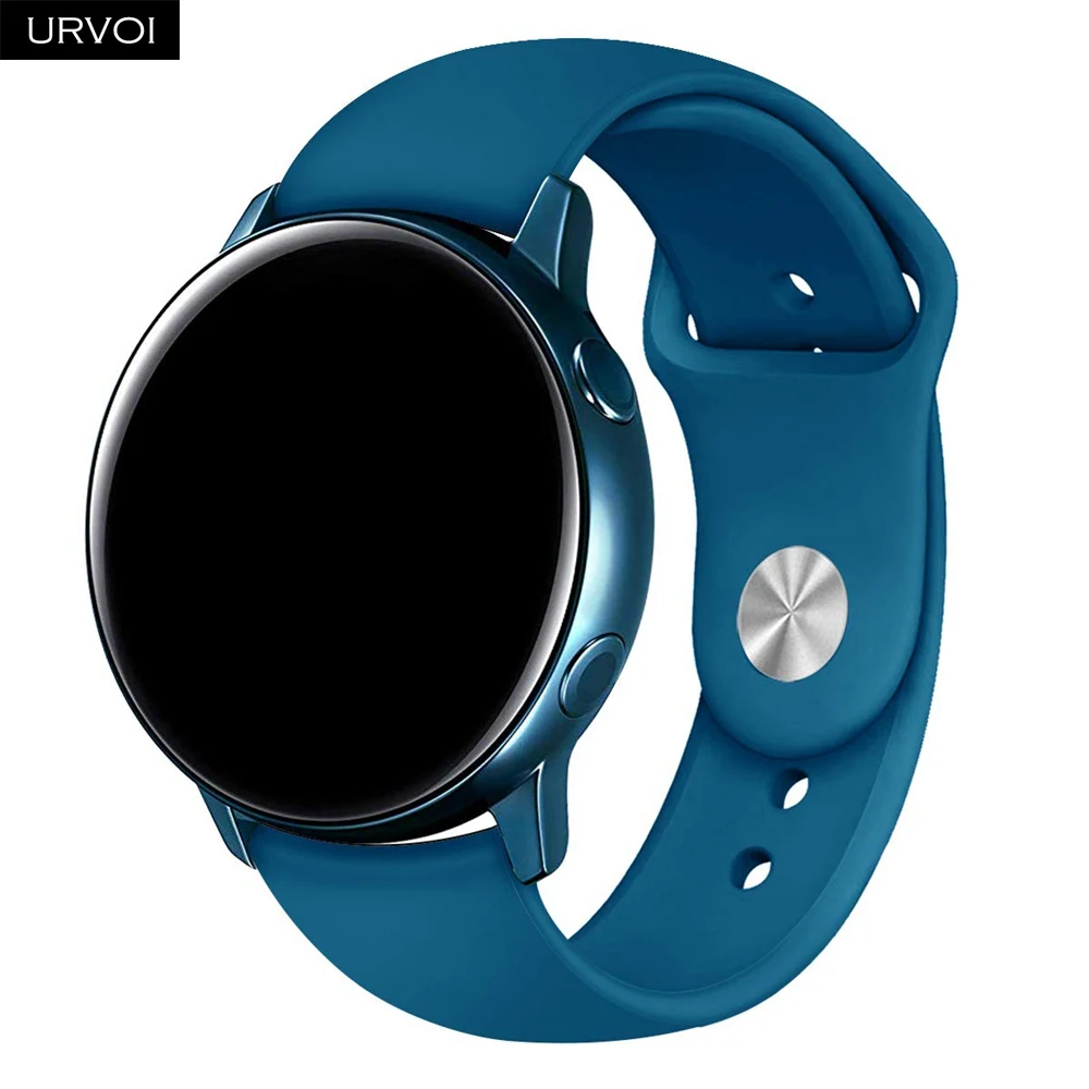 URVOI ремешок для Galaxy Watch Active/42 мм/46 мм спортивный силиконовый ремешок дизайн быстросъемные шпильки мягкая удобная замена