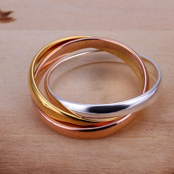 gold three band thumb ring Gold three band thumb ring