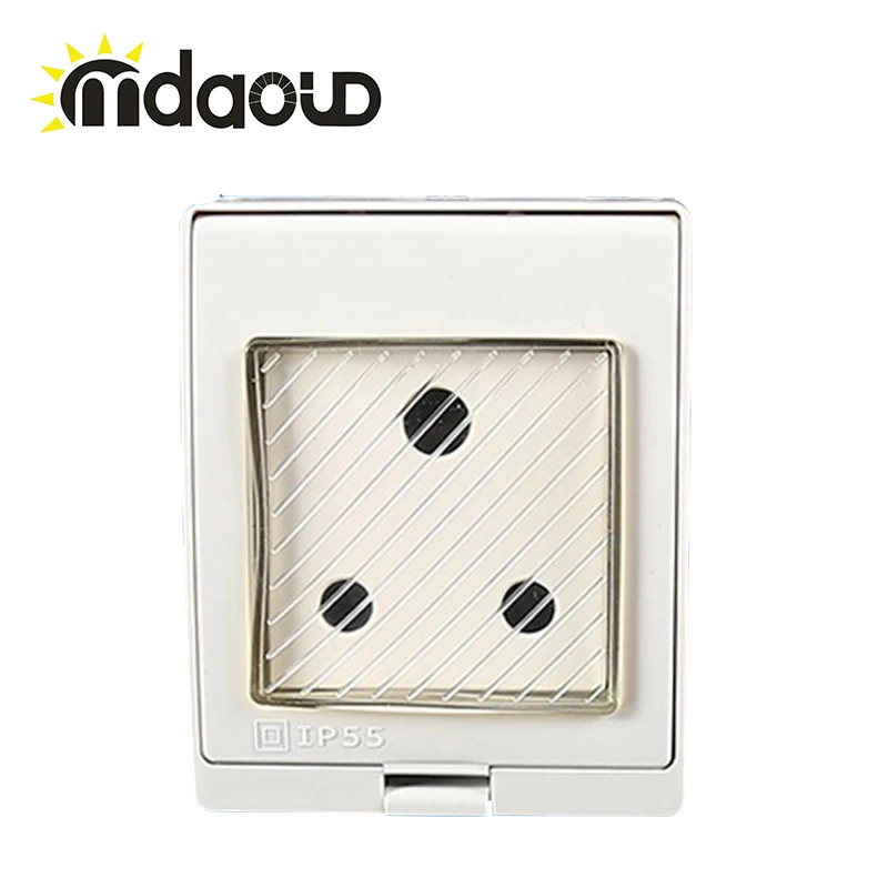 

250V ABS French Waterproof socket Floor Socket with PC socket Electrical Outlet
