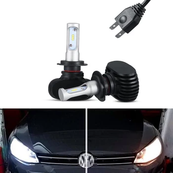 

2x Canbus 6000k White 8000lm H7 Led Light LED Tip Headlight For Golf 7 (2015)