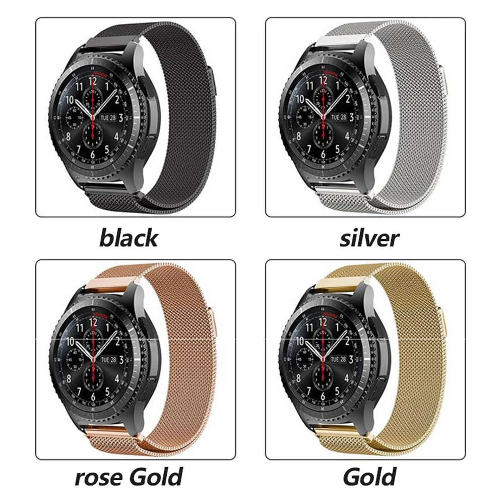 22 мм 20 мм для Samsung Gear sport S2 S3 Frontier классический ремешок huami amazfit bip ремешок huawei GT 2 galaxy watch active 42 46 мм