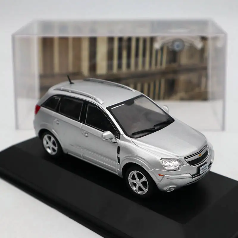  IXO Altaya 1:43 Chevrolet Captiva 2008 Silver Diecast Models Limited Edition Collection Miniature T