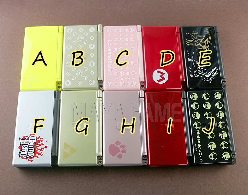 

Full Set For NDSL Limited Edition Case Cover Replacement for Nintendo DS Lite Shell Housing with Button Kit