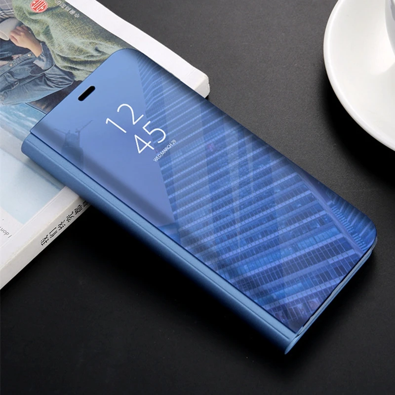 

Plating Mirror Case For Samsung Galaxy A7 2018 Case A3 A5 2017 A6 A8 Plus A9 Star Lite A6s A8s A520 A720 A730 Cover Flip Case