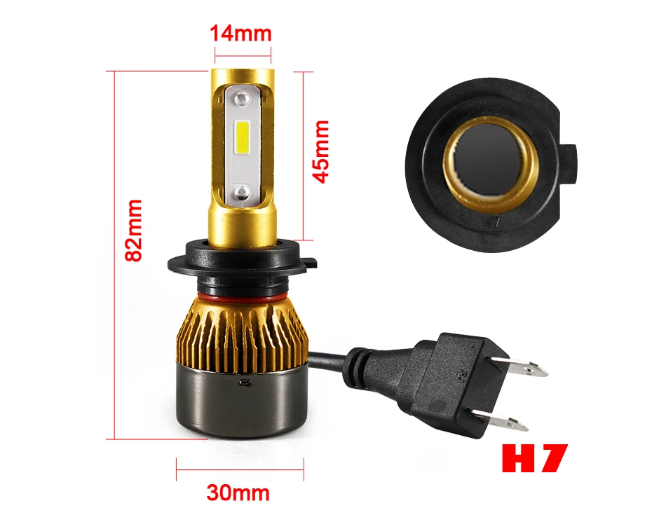 H7 LED H4 H11 9005 9006 B(30)