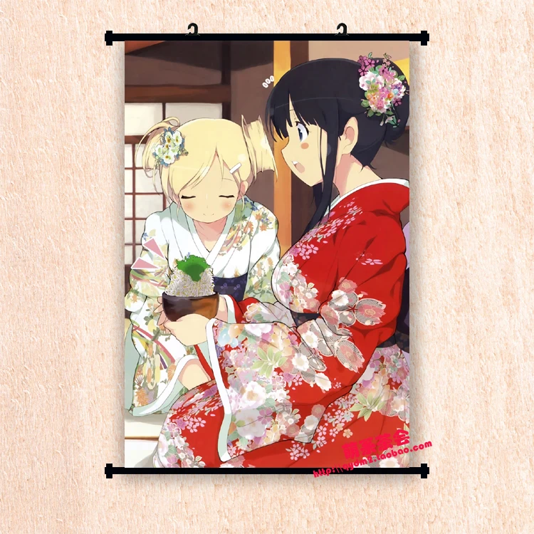 Японское аниме Senran Kagura Shinovi против yagyuu & yumi домашний декор настенный плакат