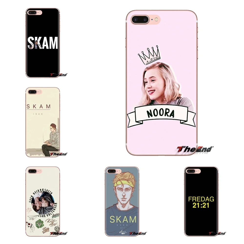 For iPod Touch Apple iPhone 4 4S 5 5S SE 5C 6 6S 7 8 X XR XS Plus MAX Norwegian Tv gay drama Skam Soft Transparent Cases Covers |