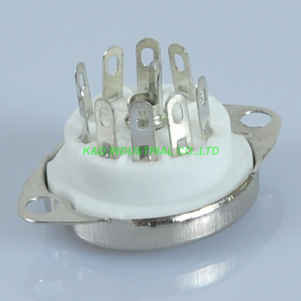 5 шт. 9pin керамическая Трубная розетка B9A 6DJ8 12AX7 ECC83 CV492 12AU7 6922 ECC82 клапан|tube socket ceramic|tube