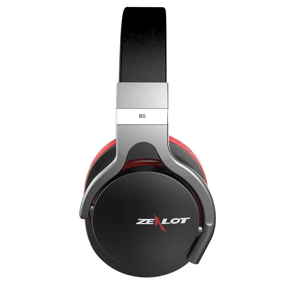 Zealot B5 Bluetooth наушники стерео бас беспроводные наушники Bluetooth гарнитура с микропоном поддержка TF слот для карт, черный, красный