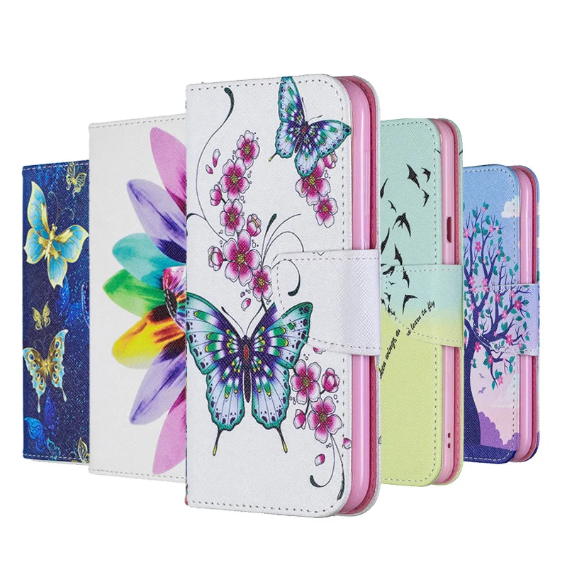 

Painted TPU Leather Flip Case For Huawei P30 P20 Lite 2019 P10 Lite Wallet Cover For Huawei P30 PRO P20 Pro Case Book