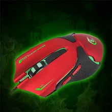 Basix, профессиональная Проводная игровая мышь, 6 кнопок, 3300 dpi, светодиодный, оптическая, USB, компьютерная мышь, геймерские Мыши для ПК, ноутбука, игровая мышь