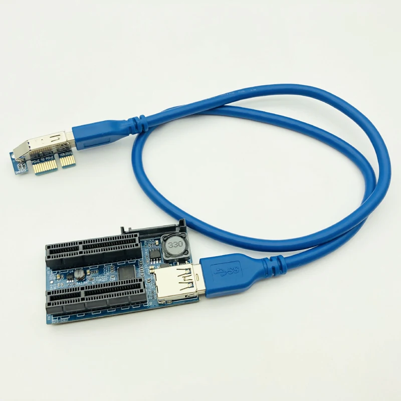 Новинка, адаптер PCI Express USB 3,0, Raiser, компоненты для ПК, удлинитель, PCIE Riser, PCI-E, Riser, PCI E, Riser для видеокарты