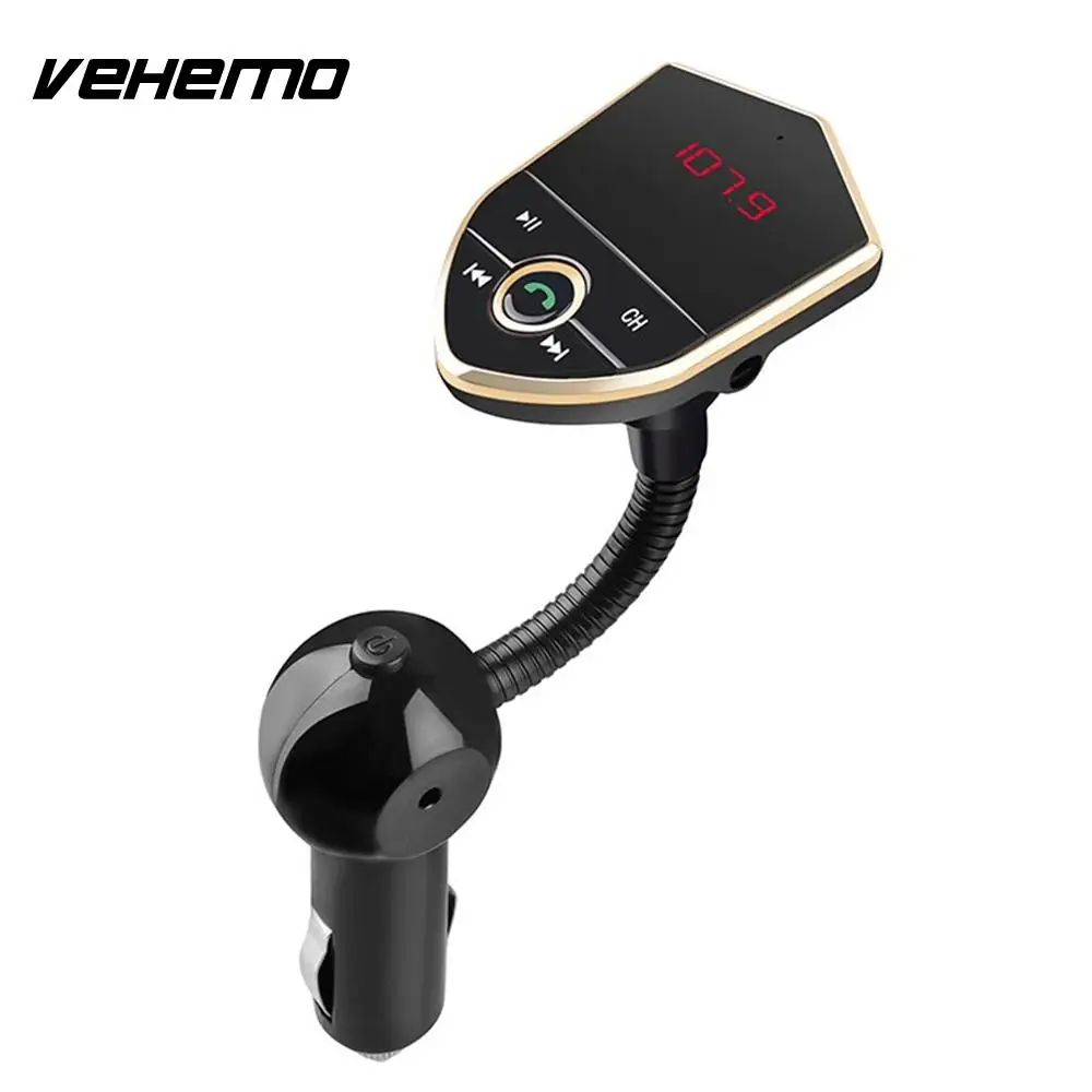 

Bluetooth Receiver Bluetooth Headset Portable Car FM Transmitter Voltage Detection FM Transmitter Handsfree FM Adapter Smart