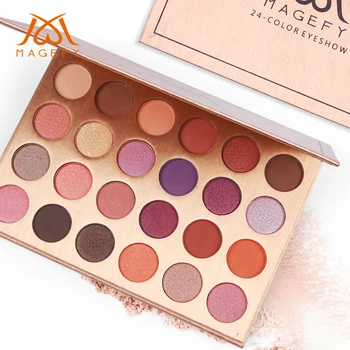 

New Glazed Makeup Eyeshadow Palette 24 Colors Matte Shimmer Glitter Pigment Eye Shadow Makeup Pallete TSLM1
