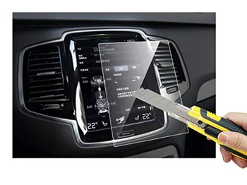 

Car Navigation and Air Conditioning Display Screen Clear Tempered Protector film for Volvo V90 XC90 2016 2017 2PCS