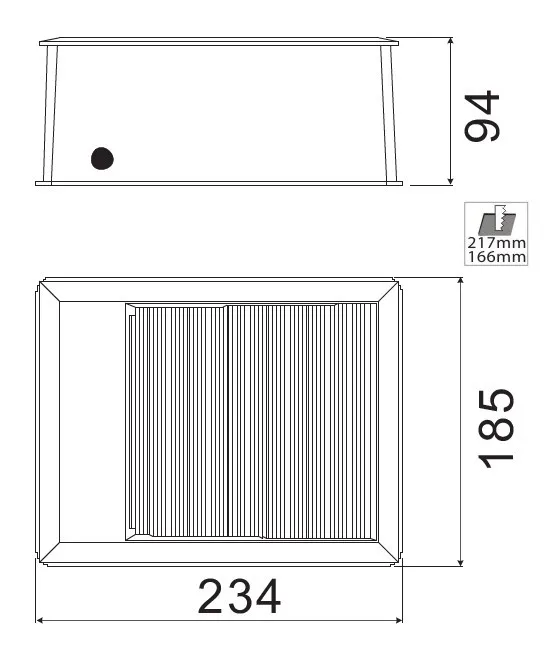 G02901 Хауэлл 2 Вт IP65 высокое качество smd светодиодное освещение стены мягкий свет открытая Водонепроницаемая шланг для полива огорода, двора, встраиваемые светильники