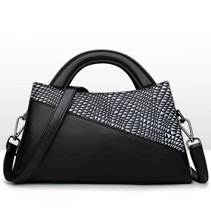 

NEW 2019 Vintage Women's Handbags for Famous Fashion Brand Shoulder Bags Ladies Totes Simple Trapeze Women Messenger Bag Handbag