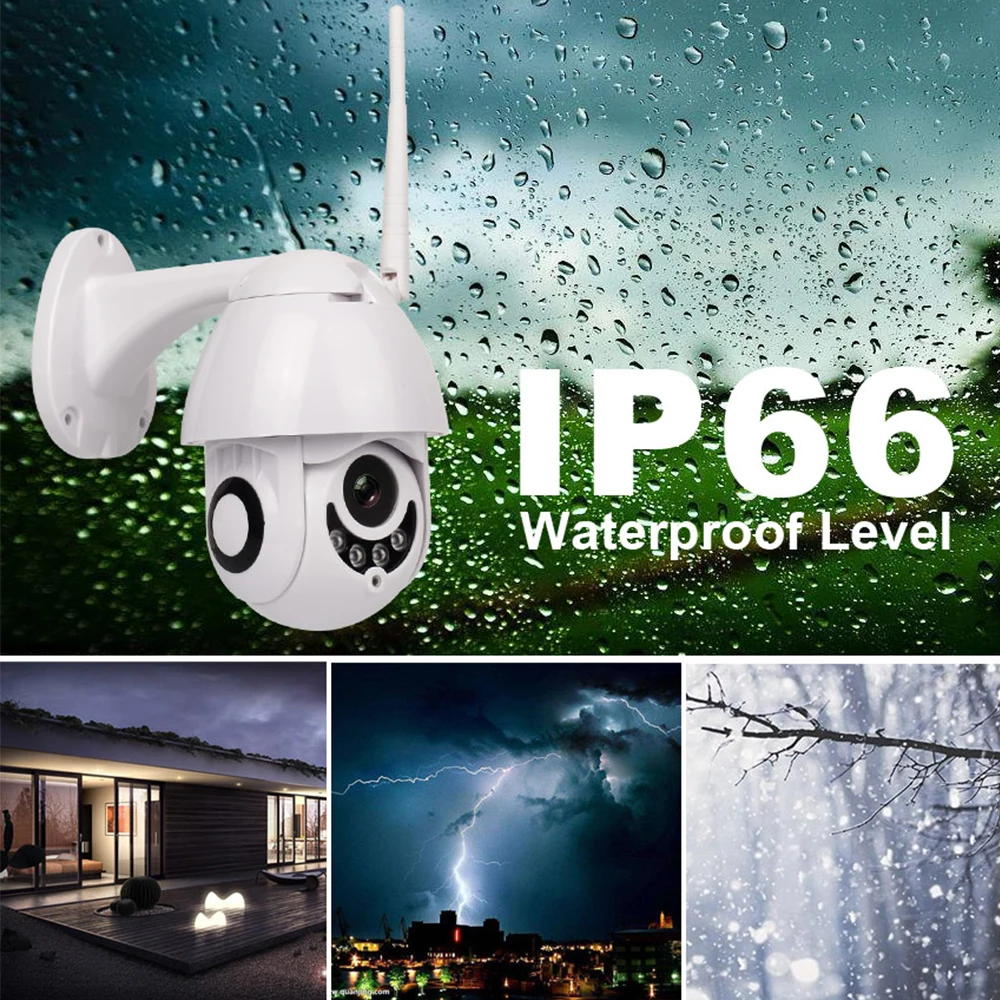 

Mini Camera HD Wireless IP Camera Wifi Outdoor Speed Dome CCTV Camera 1080P Home Security Video Surveillance Two Way Audio p2p