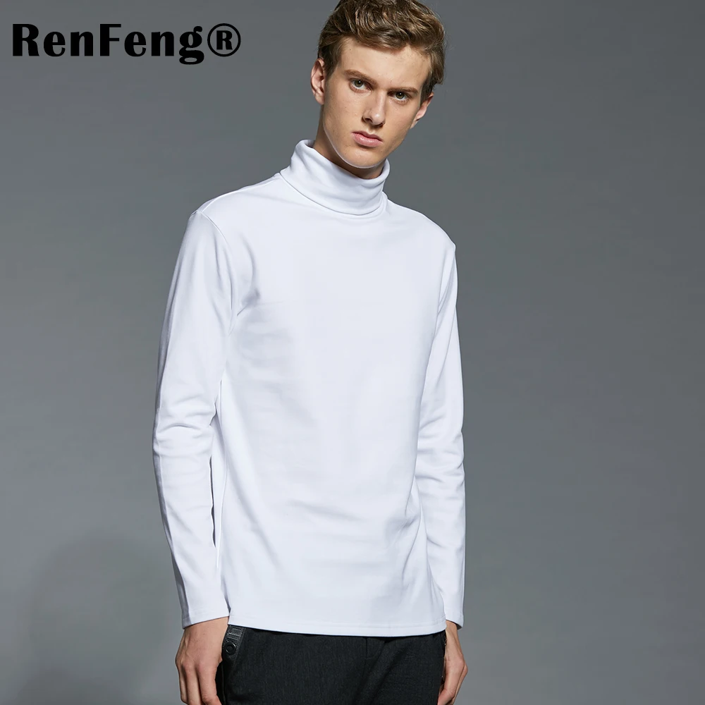 Pullover long sleeve undershirt for men t shirt turtleneck winter warm clothes 2018 mens t shirts fashion underwear Korean style (7)