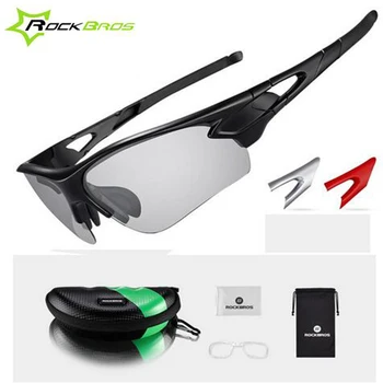

ROCKBROS Glasses Cycling Eyewear Photochromic Polarized Glasses Outdoor Sports Mountain Bike Bicycle Windproof Glasses RK0003