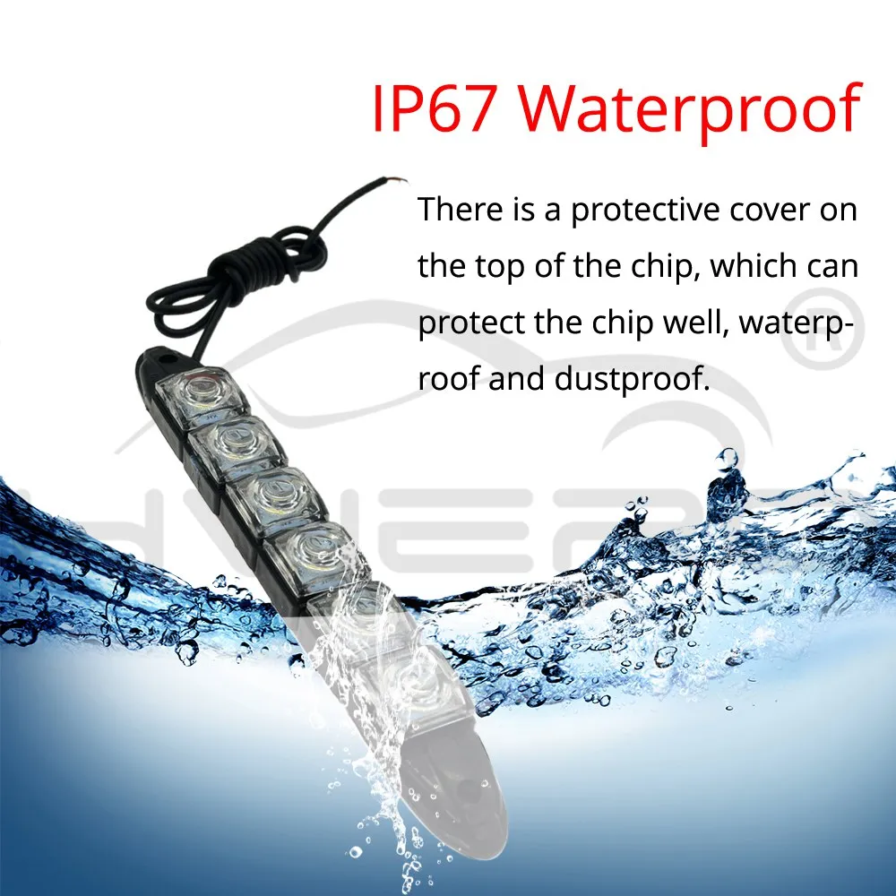 2Pcs Car Led DRL Daytime Running Light Flexible 6LED White Waterproof Driving Fog Bulb Warning Lamp Car Styling DC 12V Auto Led 2Pcs Car Led DRL Daytime Running Light Flexible 6LED White Waterproof Driving Fog Bulb Warning Lamp Car Styling DC 12V Auto Led