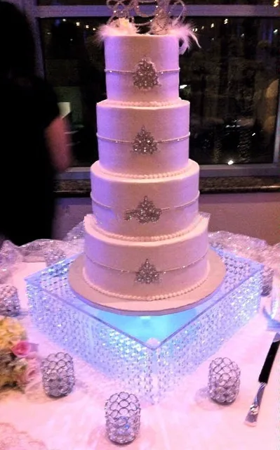 Aliexpress Wedding Centerpiece Including The Led 40cmx20cm Wedding Centerpiece Including The Led 40cmx20cm Tall Table Acrylic Crystal Cake
