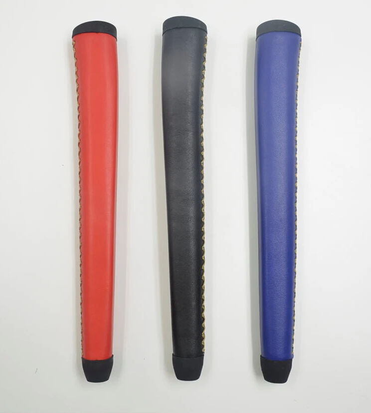 3 EA ручная вышивка цветной воловья натуральная кожа рукоятки для коротких клюшек для гольфа