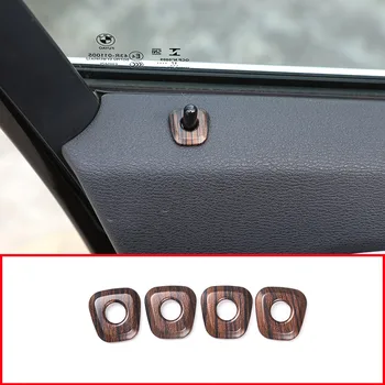

Pine Wood Grain For BMW X1 F48 2016-2018 For BMW X2 F47 2018 ABS Plastic Door Lock Cover Trim Stickers Car Accessories 4pcs