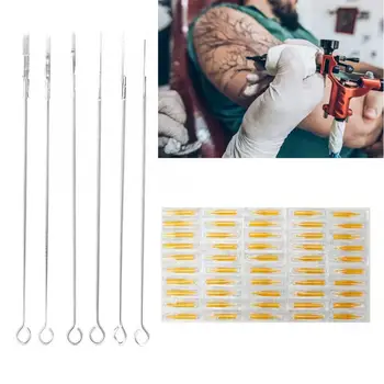 

Permanent Makeup 50pcs of Set Disposable Tattoo Cartridge Needles for Tattoo Machine Tattoo Supplie Tattoo Supply Accessories