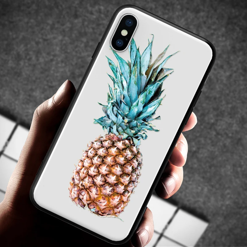 Жесткий чехол для телефона с рисунком ананаса из розового золота Vogue iPhone 5 5S SE 6 6S 7 8
