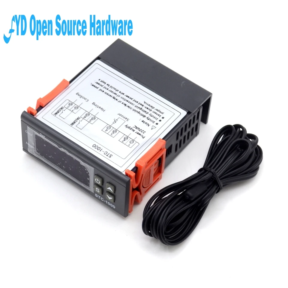 

STC-1000 Temperature Controller STC 1000 Thermostat Aquarium NTC Sensor 220V