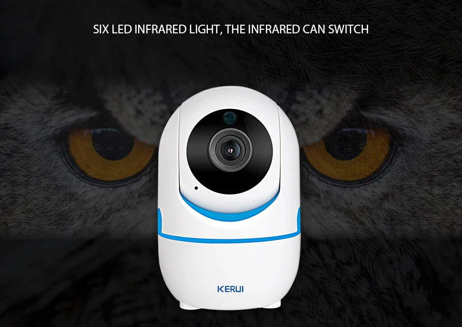KERUI Мониторинг IP камеры детский рост домашняя система безопасности сеть WiFi HD 1080P Внутренняя Удаленная инфракрасная камера интеллектуальная почта