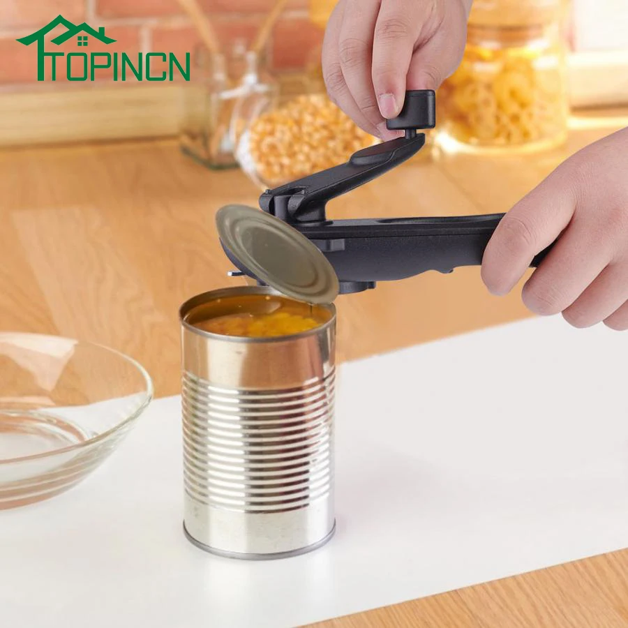 

8 In 1 Multi-Function Stainless Steel Cans Opener Professional Can Opener Cut Can Opener