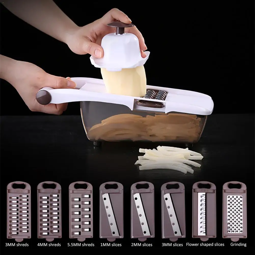 

Multi-functional Vegetable Cutter Artifact Home Potato Slicer Grater Peeler vegetable slicer Kitchen Accessories Freeship