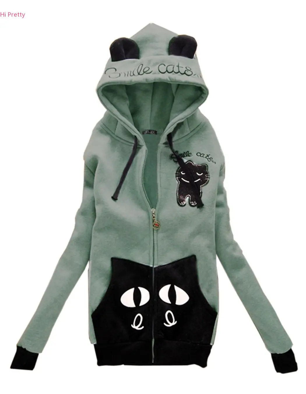 cute zipper hoodies