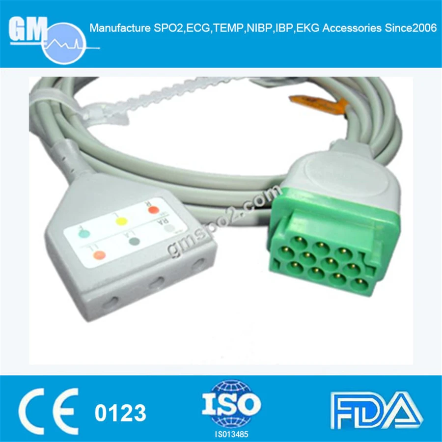 ge DIN type 3-LEAD trunk cable-_