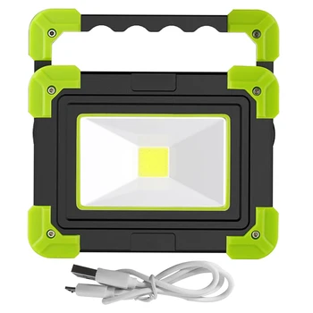 

COB Portable LED Spotlight USB Rechargeable LED Work Light Waterproof LED Flashlights Flood Lights for Camping Fishing Hunting