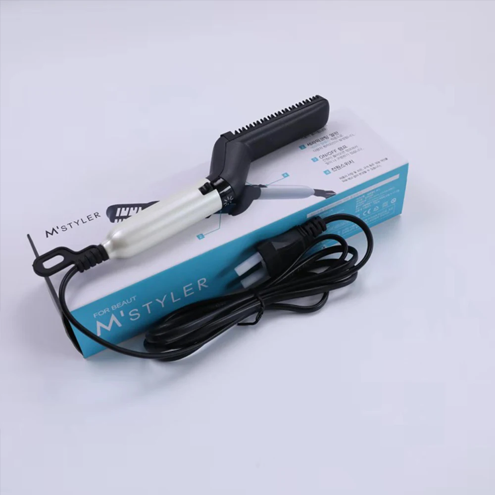 

Men's Multi-functional Styling Comb Fluffy Curly Straight Double Use Electric Personal Straightener Care Hair Comb