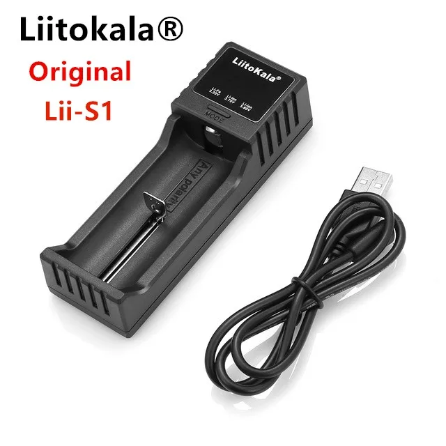 Liitokala lii-S1 18650 зарядное устройство для 26650 16340 rcr123 14500 LiFePO4 1,2 в NI MH ni CD rechareable Интеллектуальная батарея C