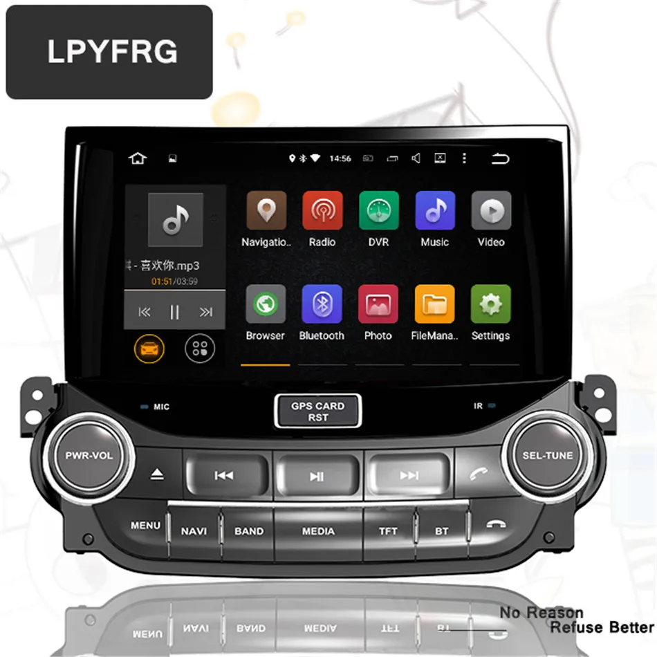 Cheap 8" Octa core Android 9.0 4G+64G Car DVD player Auto Stereo unit GPS navigation for CHEVROLET MALIBU 2013 2014 2015 Satnav System 2